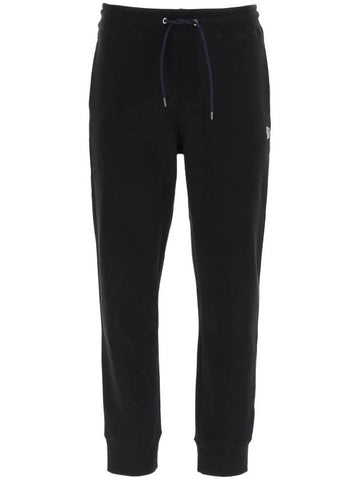 Men s Zebra Logo Jogger Track Pants Black - PAUL SMITH - BALAAN 1