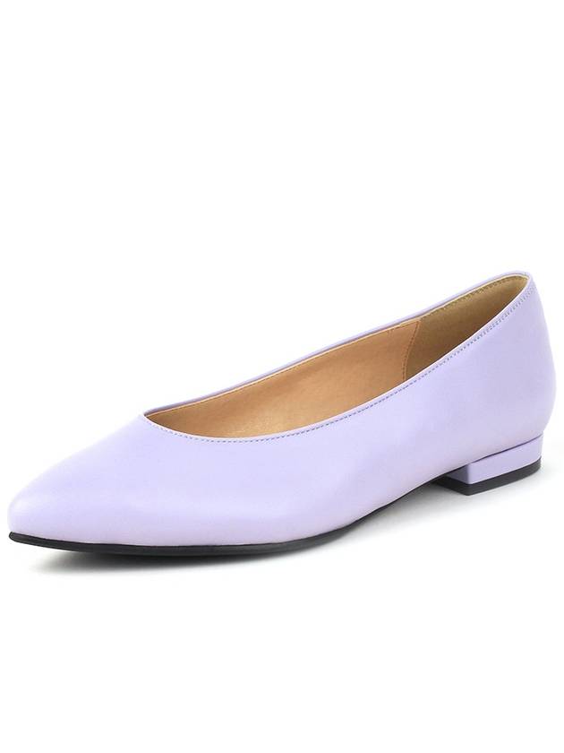 Mocha Flat Shoes Violet - LECHROMAQI - BALAAN 3