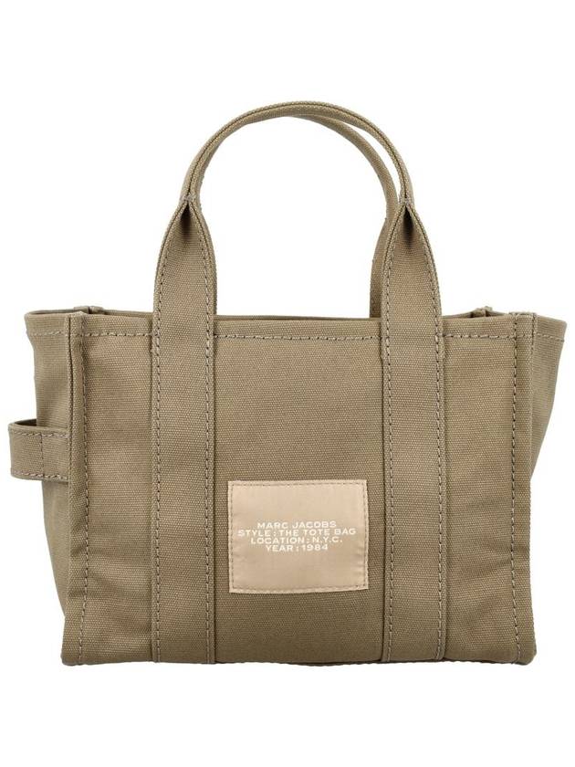 Logo Small Canvas Tote Bag Khaki - MARC JACOBS - BALAAN 5