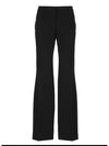 Wool Flare Straight Pants Black - JIL SANDER - BALAAN 1