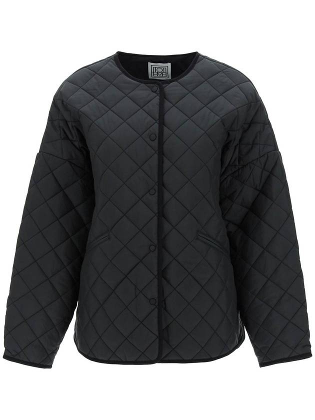 Quilted Jacket Black - TOTEME - BALAAN 2