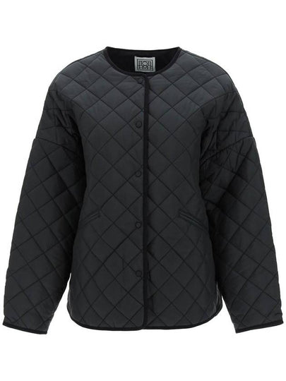 Quilted Jacket Black - TOTEME - BALAAN 2