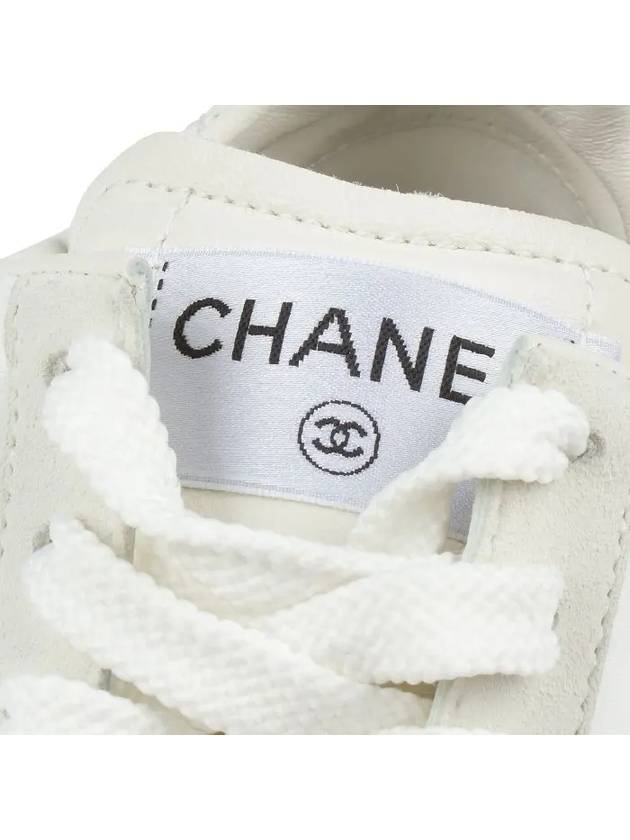 Women s Logo Sneakers White G45587 B15931 NV768 - CHANEL - BALAAN 6