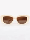 Eyewear Triomphe 04 Rectangle Sunglasses Ivory - CELINE - BALAAN 2