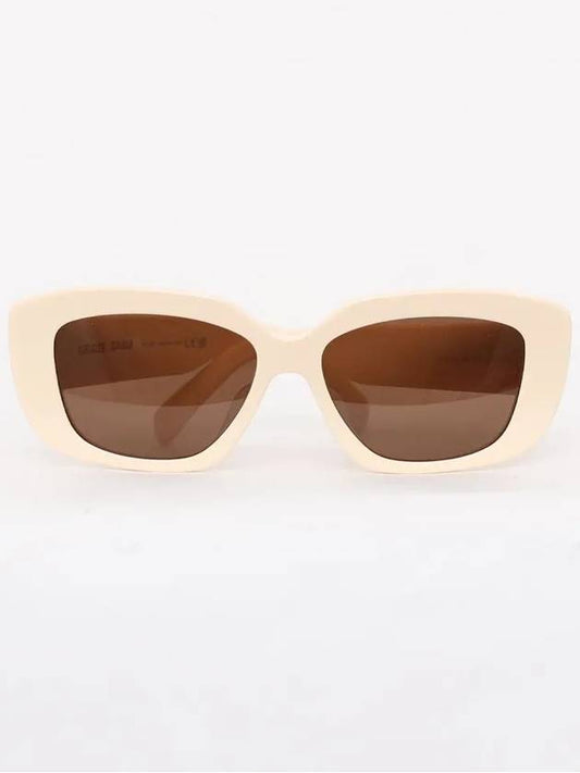 Eyewear Triomphe 04 Rectangle Sunglasses Ivory - CELINE - BALAAN 2