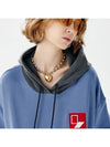 Unisex BXMXHD Door Box Sweat Hoodie Mix Blue - CHANCE'S NOI - BALAAN 5