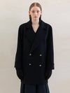 Overfit Wool Raglan Sleeve Half Coat Black - DEFEMME - BALAAN 3