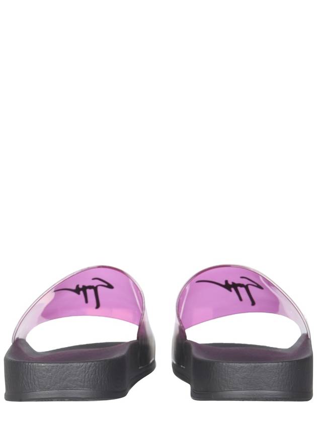 SLIDE SANDALS WITH LOGO - GIUSEPPE ZANOTTI - BALAAN 3