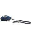 699210 Navy Suede Round Interlocking G Blondie Top Handle Medium 2WAY - GUCCI - BALAAN 4