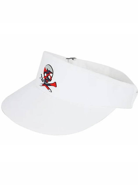 Camo Skull Logo Patch Visor Hat White - G/FORE - BALAAN 2