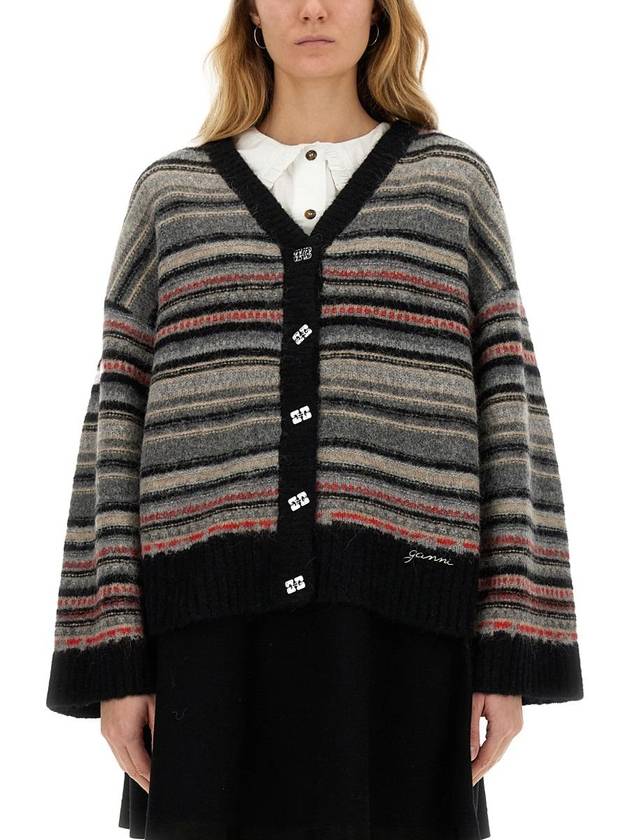 Ganni Boxy Fit Cardigan - GANNI - BALAAN 1