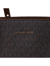 Voyager Small Logo Tote Bag Brown - MICHAEL KORS - BALAAN 8