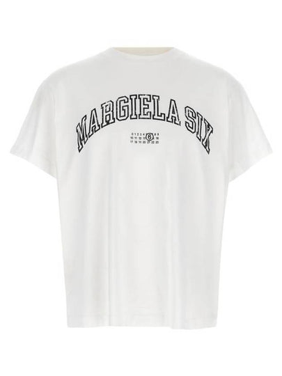 Logo Print Short Sleeve T-Shirt White - MAISON MARGIELA - BALAAN 2