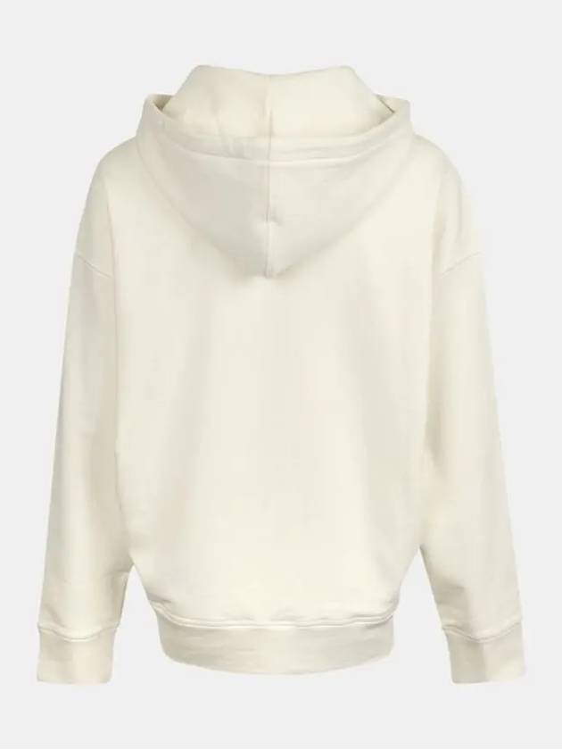 Plus Logo Cotton Hoodie White - JIL SANDER - BALAAN 3