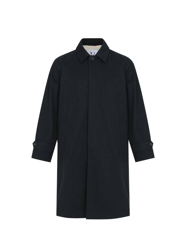 Balmacaan Trench Coat Dark Navy - SOLEW - BALAAN 2