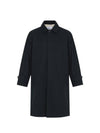 Balmacaan Trench Coat Dark Navy - SOLEW - BALAAN 1