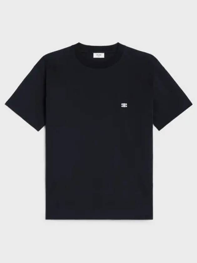 Triomphe Loose Logo Short Sleeve T-Shirt Black - CELINE - BALAAN 2