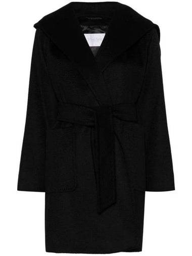 Wool Single Coat Black - MAX MARA - BALAAN 1