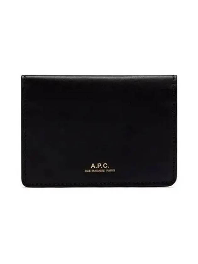 Stefan Horizon Logo Card Wallet Black - A.P.C. - BALAAN 2