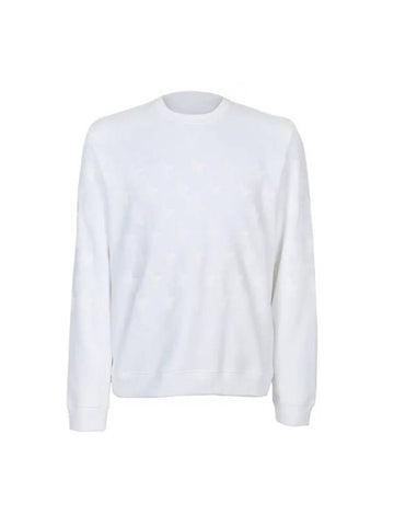 Star Print Sweatshirt White - VALENTINO - BALAAN 1