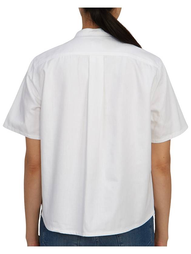 Cotton Blouse White - DIOR - BALAAN 5