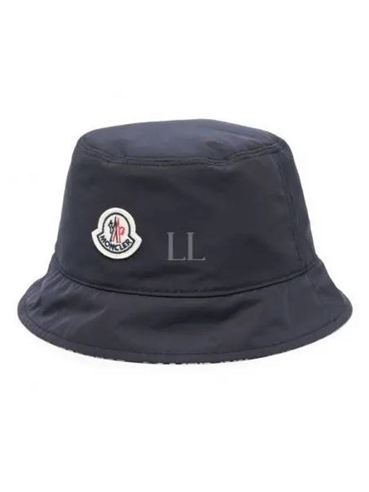 Reversible Bucket Hat Navy - MONCLER - BALAAN 2