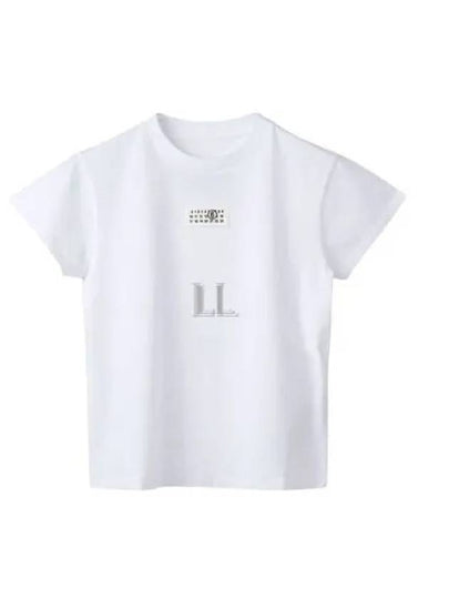 Logo Cotton Jersey Short Sleeve T-Shirt White - MAISON MARGIELA - BALAAN 2