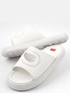 Twins Textile Leather Slide Slipper White - CAMPER - BALAAN 2