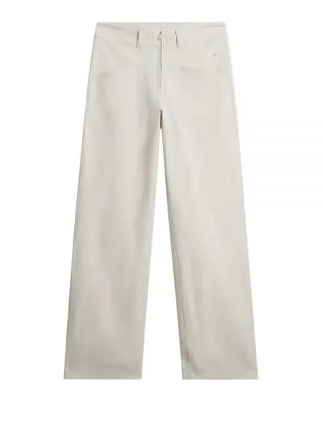 Juna Straight Fit Pants Moonbeam - J.LINDEBERG - BALAAN 2