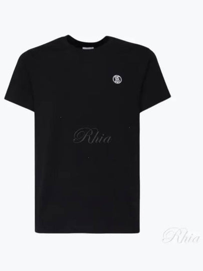 Parker Short Sleeve T-Shirt Black - BURBERRY - BALAAN 2