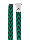 Chevron Buckle Belt Green - BOTTEGA VENETA - BALAAN 8