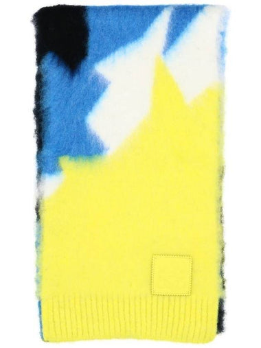 Anagram Patch Color Block Intarsia Muffler - LOEWE - BALAAN 1