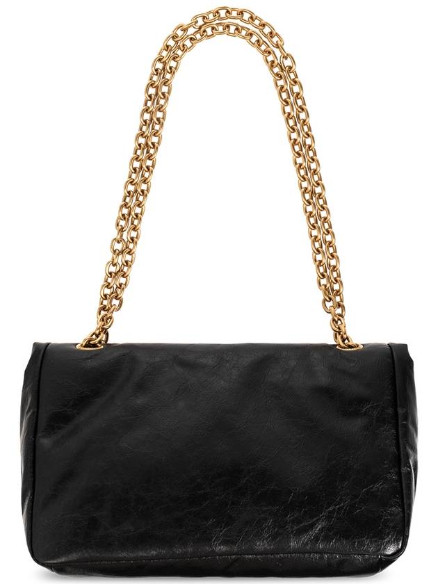 Monaco Small Chain Shoulder Bag Black - BALENCIAGA - BALAAN 4