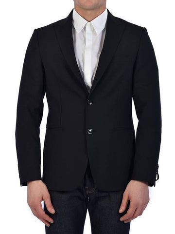 Black Wool Jacket - TONELLO - BALAAN 1