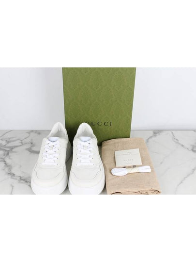 GG emboss sneakers white 9 280 - GUCCI - BALAAN 2