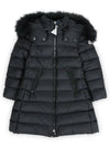 Kids ABELLE Long Down Padded Jacket Black 1C00018 5968E 999 8 10A - MONCLER - BALAAN 2