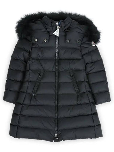 Kids ABELLE Long Down Padded Jacket Black 1C00018 5968E 999 8 10A - MONCLER - BALAAN 1