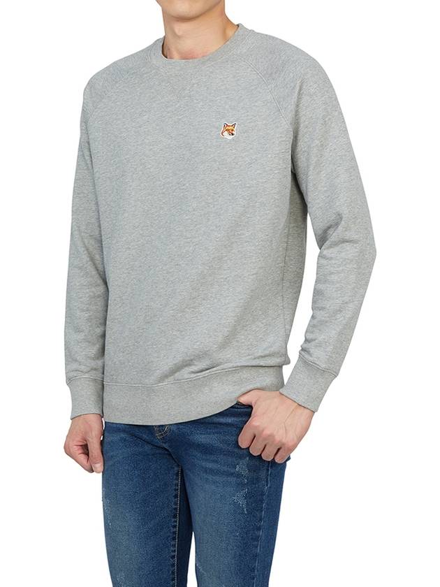 Fox Head Patch Classic Sweatshirt Grey Melange - MAISON KITSUNE - BALAAN 6