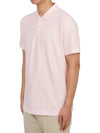 Bronn Cotton Short Sleeve Polo Shirt Pink - THEORY - BALAAN 3