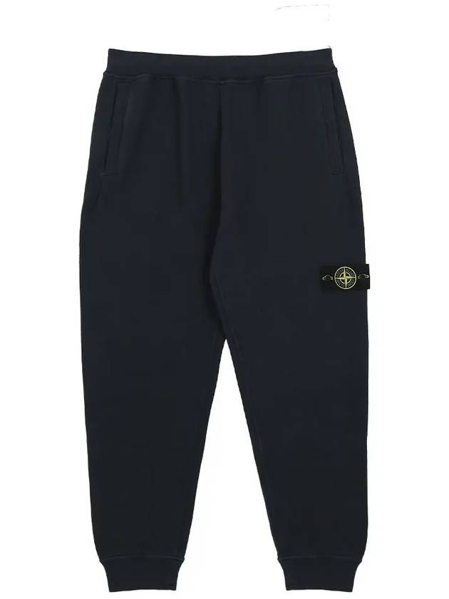 Signature Wappen Patch Cotton Baggy Pants Navy - STONE ISLAND - BALAAN 2