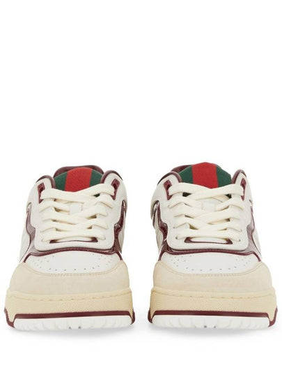 Women's Reweb Low Top Sneakers White - GUCCI - BALAAN 2