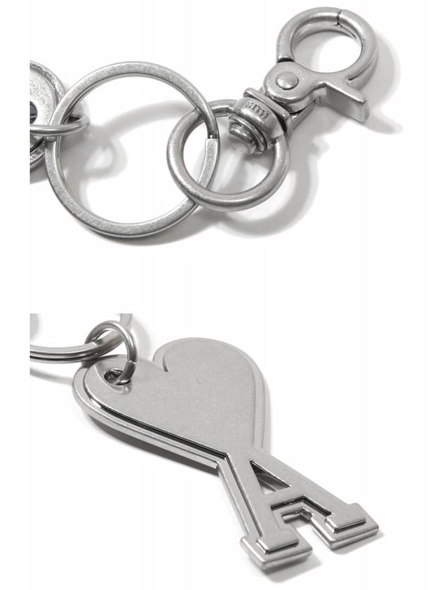 Heart Logo Keyholder Silver - AMI - BALAAN 4