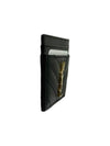 Monogram Chevron Gold Card Wallet 423291 BOW01 - SAINT LAURENT - BALAAN 3