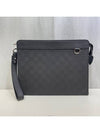 Onyx Damier Infini New Pouch Clutch Bag - LOUIS VUITTON - BALAAN 1