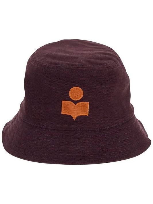 Haley Embroidered Logo Bucket Hat Purple - ISABEL MARANT - BALAAN 2