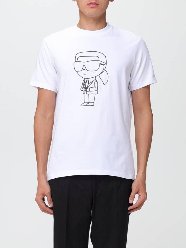 T-shirt Karl Lagerfeld con stampa Karl - KARL LAGERFELD - BALAAN 1