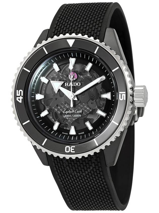 Rado Captain Cook Automatic Black Dial Men's Watch R32127156 - RADO - BALAAN 1