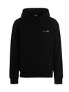 Item H Small Logo Cotton Hoodie Black - A.P.C. - BALAAN 1