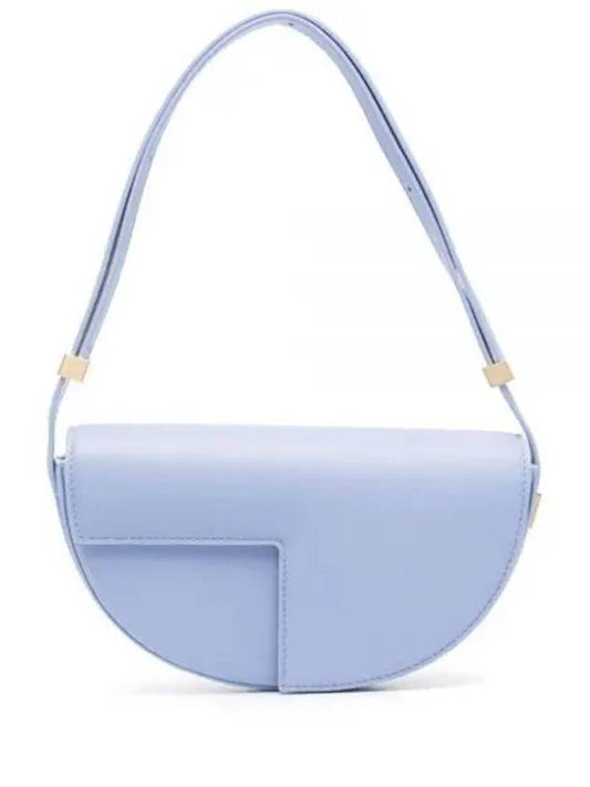 Le Petit Leather Shoulder Bag Blue - PATOU - BALAAN 2