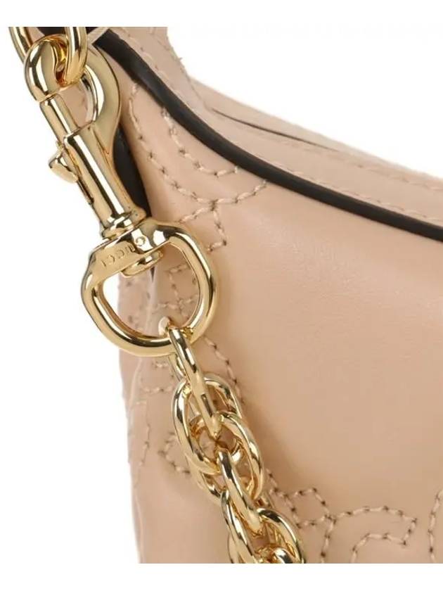 GG Matelassé Leather Mini Shoulder Bag Beige - GUCCI - BALAAN 7